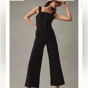 Anthropologie The Colette portside  Button Front Jumpsuits  NWT 8 by Maeve